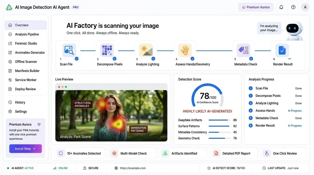 AI checklist builder — example of the AI tool dashboard software